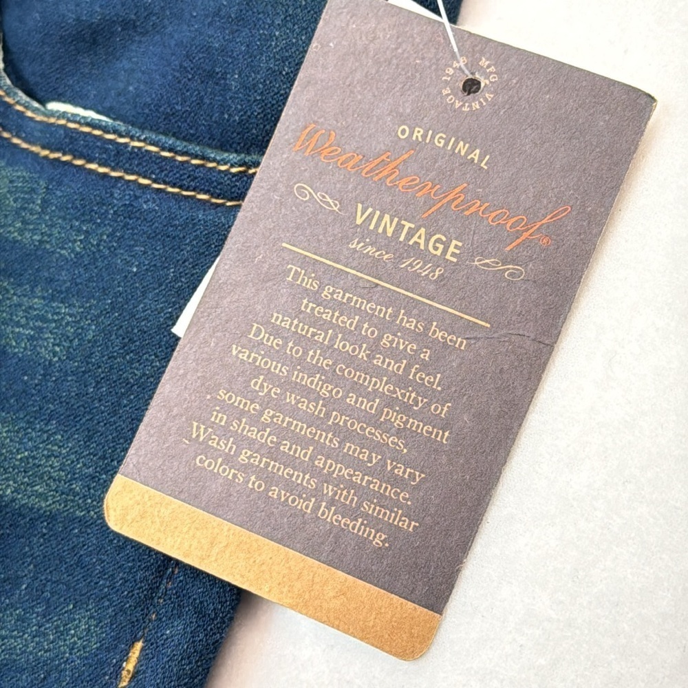 Girls weatherproof vintage pull on denim jeans size XL 16 18 dark wash blue - Picture 5 of 11